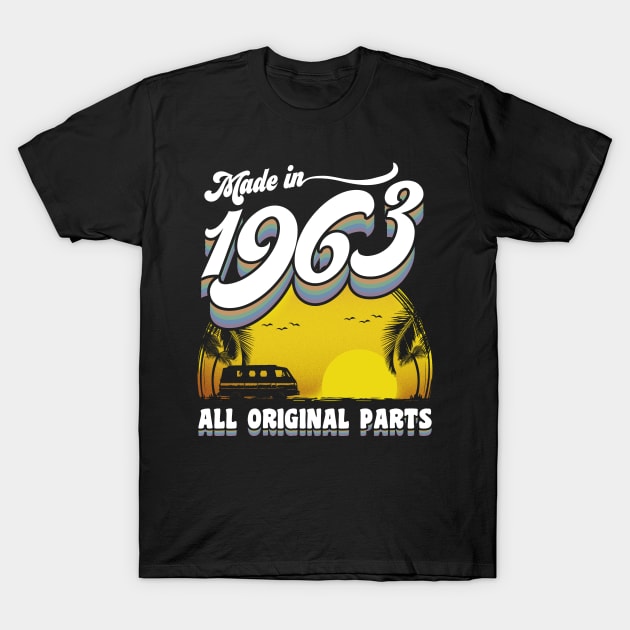 Made in 1963 60th Birthday Gift 60 Years Old 60th Birthday T-Shirt by KsuAnn
